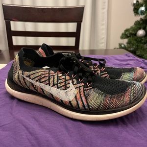 Nike Free 4.0 Flyknit “Black Multi” size 12